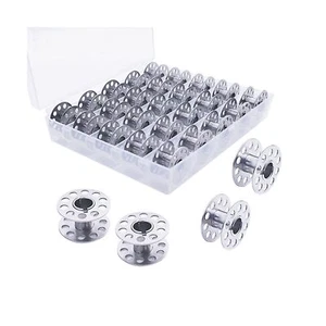 25 Pcs Metal bobbins for Sewing Machine, Universal Sewing Machine Bobbins, Si... - Imagen 1 de 7