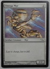 MAGIC THE GATHERING MTG 2003 MIRRODIN OMEGA MYR ARTIFACT CARD
