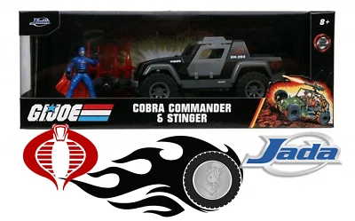Figura nano GI JOE STINGER & Cobra Commander - diecast a escala 1:32 - juguetes Jada Foto 1 de 3
