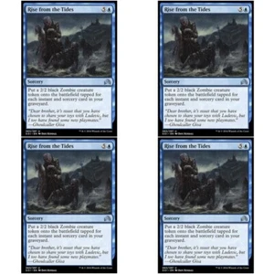 4 x RISE FROM THE TIDES CASI NUEVO Sombras sobre Innistrad Magic The Gathering Azul - Hechicería Unc (A) - Imagen 1 de 1