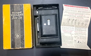 Kodak Vigilant Six-20 Folding Camera Vintage Art Deco Rochester NY USA USED - Picture 1 of 24