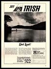1967 Jet Irish Aer Lingus Airlines 2 week Ireland Vacation $322 Vintage Print Ad