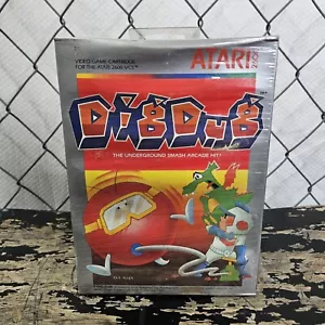 NEU Factory Sealed Dig Dug (Atari 2600) Videospielkassette - BESCHREIBUNG LESEN - Bild 1 von 9