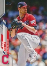 2020 Topps #304 SHANE BIEBER - Cleveland Indians