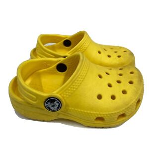 Crocs Classic Clog Baby Toddler Infant Child Size 6C Yellow Clogs Shoes