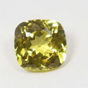 Zafiro amarillo natural de Ceilán facetado certificado GIE 5,20 quilates piedra preciosa suelta 680 - Imagen 1 de 9