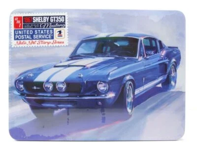 Ford Shelby MUSTANG GT350 1967 USPS Timbro Serie Kit Modellino Auto 1:25 AMT - Immagine 1 di 4