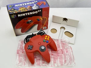 Offizieller roter Controller mit OVP! (Nintendo 64 N64) Original Getestet - Bild 1 von 20