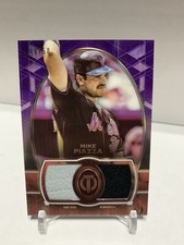 Mike Piazza 2019 Topps Tribute Single Player Dual Relics Purple /50 #DR-MP HOF