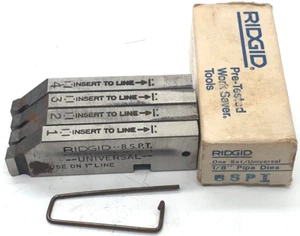 Ganasce da taglio Ridgid 1/8" Pipe Dies confezione originale - Foto 1 di 3