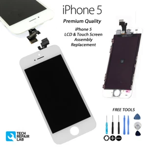 iPhone 5 Replacement Retina LCD & Digitiser Touch Screen Digitiser - WHITE - Picture 1 of 5