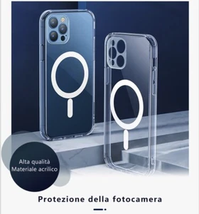 Cover Custodia MagSafe per Apple iPhone 12 13 14 Pro MAX Plus Protezione Camera - Zdjęcie 1 z 24