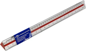 241B Alvin 12" Bamboo Engineer Triangular Scale ..#From-By#_Buccaneerbarque; TRY - Picture 1 of 12