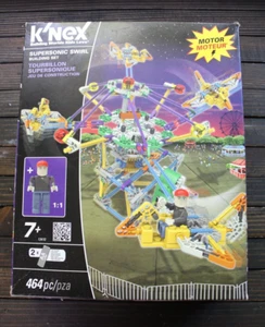 K'nex Supersonic Swirl Building Set 464 Motorized Sealed Pieces New Open Box - Picture 1 of 8