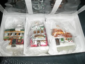 Department 56 "A Christmas Carol"  3 Ornament Set Blown Glass 5-6” BNIB - Picture 1 of 4