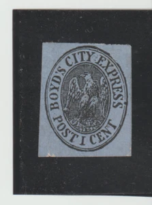 US Scott #20L24 Boyd's City Express Post, New York, N.Y., Lilac & Black Type 11 - Picture 1 of 2