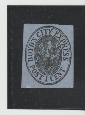 US Scott #20L24 Boyd's City Express Post, New York, N.Y., Lilac & Black Type 11 - Image 1 of 2