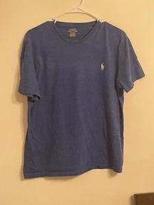 Ralph Lauren Polo Short Sleeve T Shirt Mens Medium Blue - Picture 1 of 4