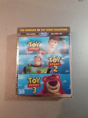 Toy Story 1 2 3 Trilogy Collection (Blu-ray) 3D Box Set w/Lenticular Slipcover.  - image 1 of 4