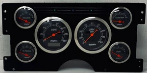 1988 1989 1990 1991 1992 Chevy Truck 6 Gauge Dash Panel Insert - Foto 1 di 9