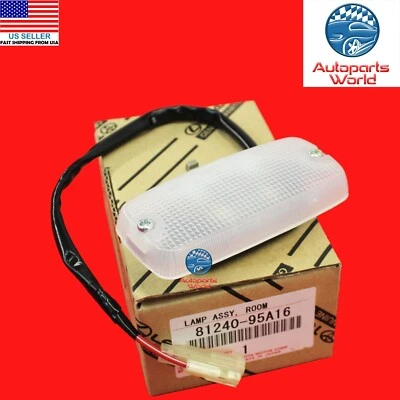 NEW GENUINE OEM TOYOTA 81-90 LAND CRUISER REAR INTERIOR DOME LAMP 81240-95A16 - Image 1 of 3