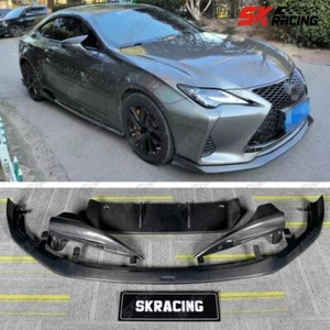 Fits Lexus RC300 RC350 F-Sport 2019+ Carbon Fiber Front Rear Bumper Lip Splitter - Picture 1 of 70