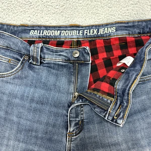 Duluth Trading Jeans Mens Ballroom Double Flex 38x30 Straight Standard Fit Lined - Picture 1 of 17