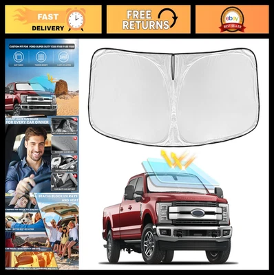 Para-brisa ajuste personalizado para Ford Super Duty F250 F350 F450 F550 2017-202 - Imagem 1 de 4