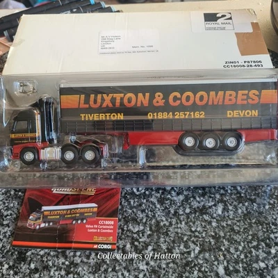 Corgi  CC18008 Volvo FH Luxton & Coombes 2009 collectors club model 1:76 - Image 1 of 4