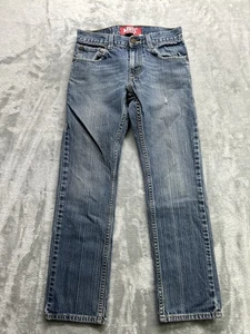 Levis Red Tag Jeans 511 Skinny Whiskered Boys Youth Fits Sz 25x26.5 12 Reg Blue - Picture 1 of 13