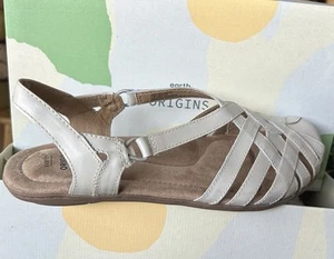 Earth Origins Damen-Sandalen 8,5 W Belle Brielle sandweiß Lederschuhe - Bild 1 von 3