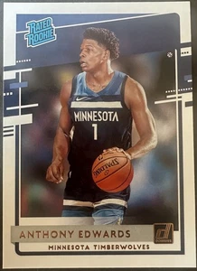 2020-21 Donruss Anthony Edwards Rookie RC #201 Timberwolves - Picture 1 of 2