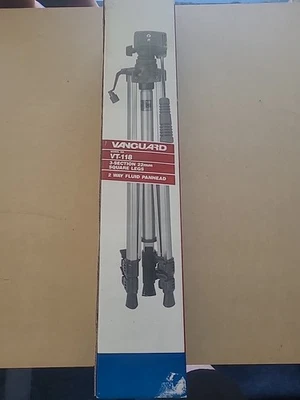 Vanguard VT-118 Aluminum Camera Tripod New With Tags 8mm VHS-C - Image 1 of 4