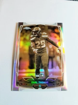 Earl Thomas 2014 Topps cromo sepia refractor #90/99 blanco y negro Seahawks #95 Foto 1 de 4