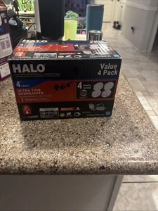 HALO 4 in. Color Select New Construct/Remodel Canless Recessed LED Kit (4-Pack) - Picture 1 of 2