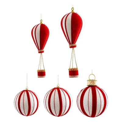Stylish Red White Foam Christmas Ornament Home Decoration Safe For Children - Image 1 of 4