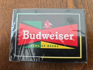 Vintage Sammlerstück Budweiser King of Beers Poker Spielkarten (brandneu) - Bild 1 von 3