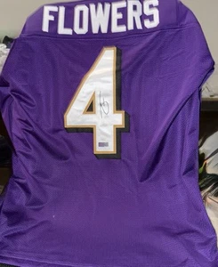 Zay Flowers Custom Jersey Signed - Picture 1 of 2