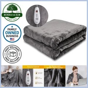 Manta Eléctrica Calefacción Franela 50x60 Ultra Suave, Apagado Automático, Lavable - Imagen 1 de 10