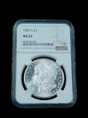 1881-S $1 Morgan Silver Dollar - UNC - Image 1 of 4