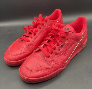 Baskets Adidas Continental 80 rouge choc style rétro homme taille 12 US - Sympa ! - Photo 1/10