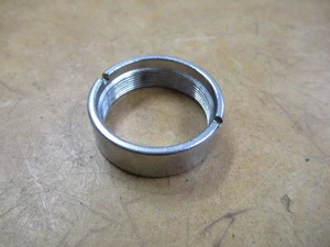 HOLDEN HK HT HG IGNITION BARREL SWITCH LOCKING NUT RING CHROME MONARO GTS - Picture 1 of 6