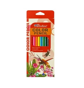 Colour Pencils | Pack of 12 | Assorted Colouring Pencils for Art School Home Use - Picture 1 of 2