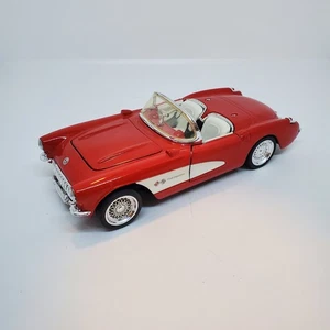 Vintage Solido 1957 Red White Chevrolet Corvette Die - Cast Model Car SS7708 - Picture 1 of 15