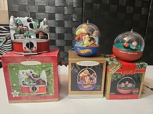 5 Hallmark Magic Keepsake Ornaments Hot Wheels Bumper Cars Mill. Express (HM3) - Picture 1 of 16