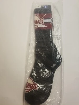 For Bare Feet Arizona Coyotes Crew Socks NHL NEW Mens Size LARGE L - Image 1 of 4