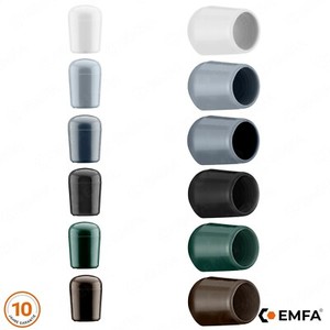 Kappe für Rund Rohr Rohrkappe  Fussstopfen Stuhlfüsse Gewinde Möbelkappe Mütze