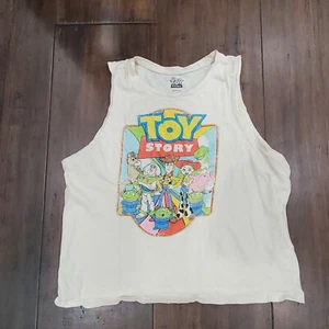 Disney Pixar Toy Story Graphic Art Tank Top Youth Size XL White and Multicolor - Picture 1 of 9