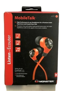 Monster MobileTalk In-Ear Wired Headphones🎧With Mic🎤. - Picture 1 of 11