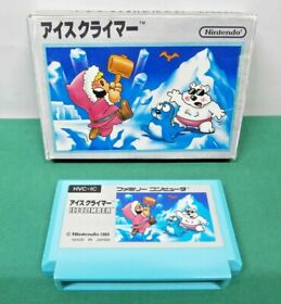 NES -- ICE CLIMBER -- Fake boxed. popular action. Famicom, Japan Game 10115